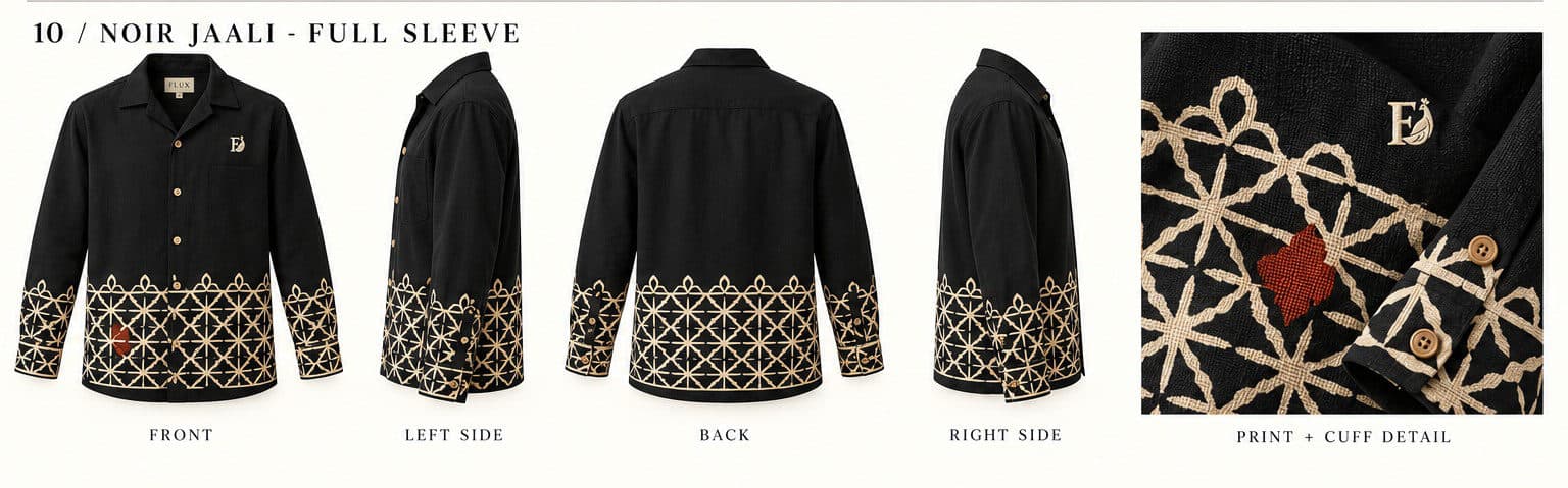 Noir Jaali / Full Sleeve (SH-10) view 1