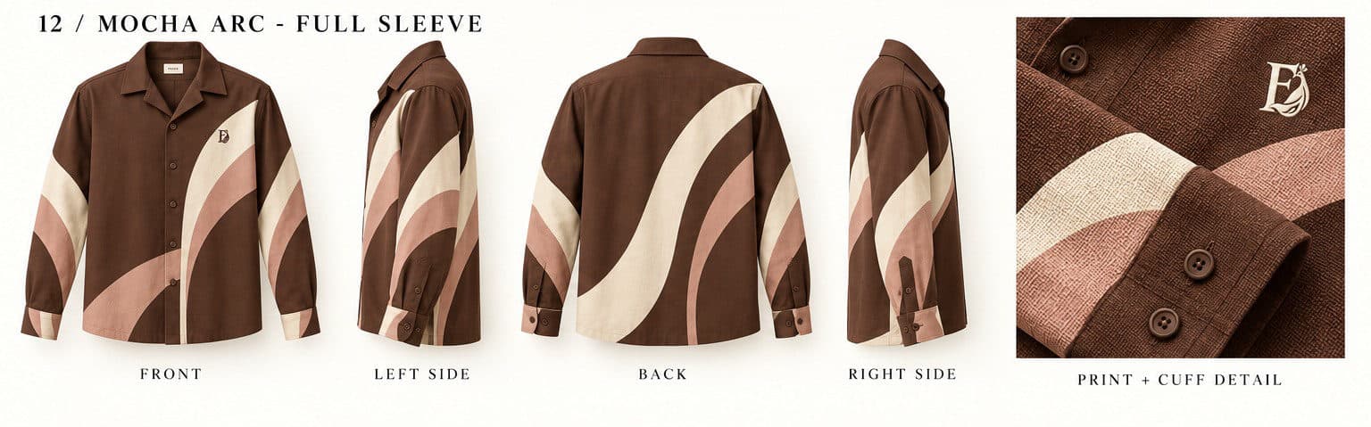 Mocha Arc / Full Sleeve (SH-12) view 1